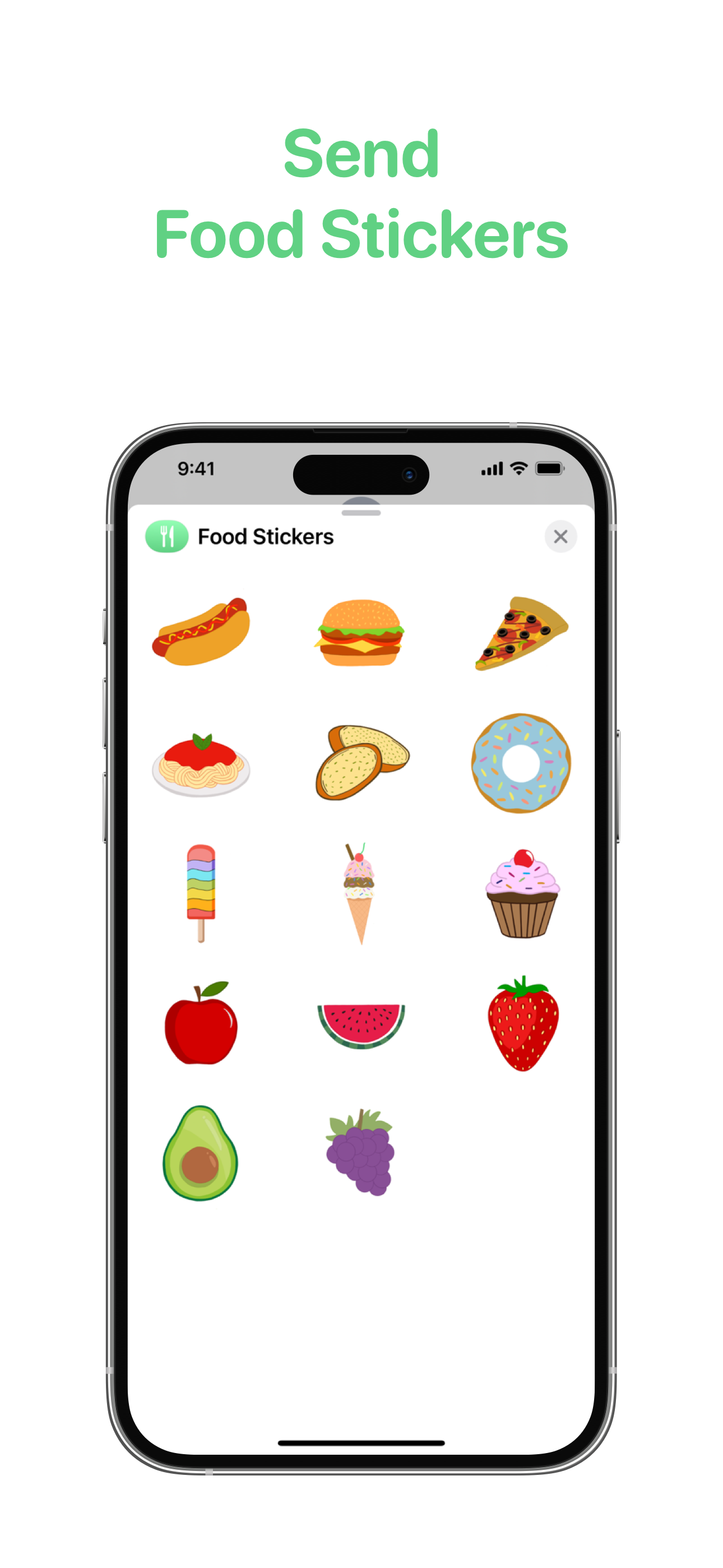 Food Stickers Screenshot