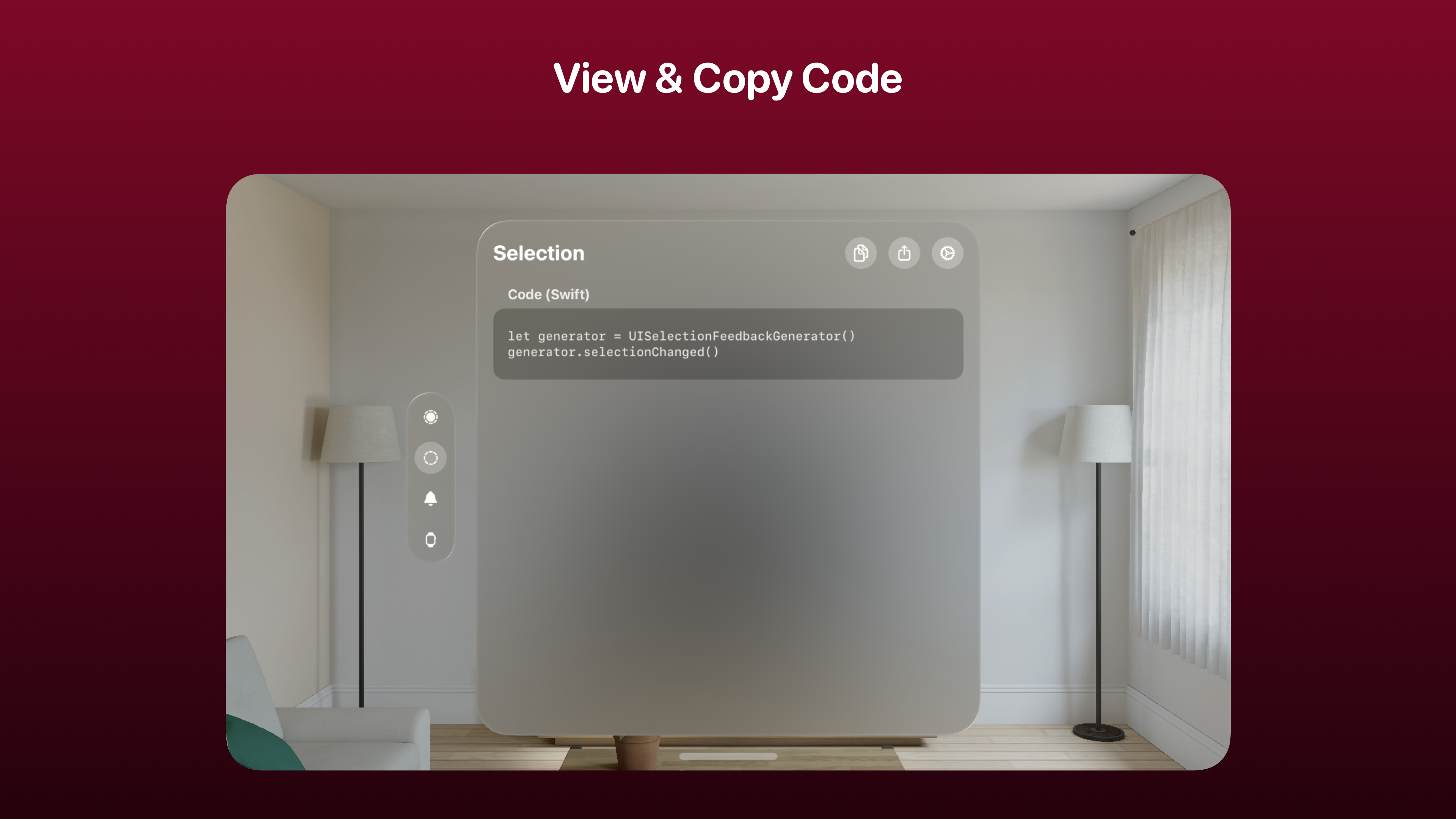 Haptics Screenshot