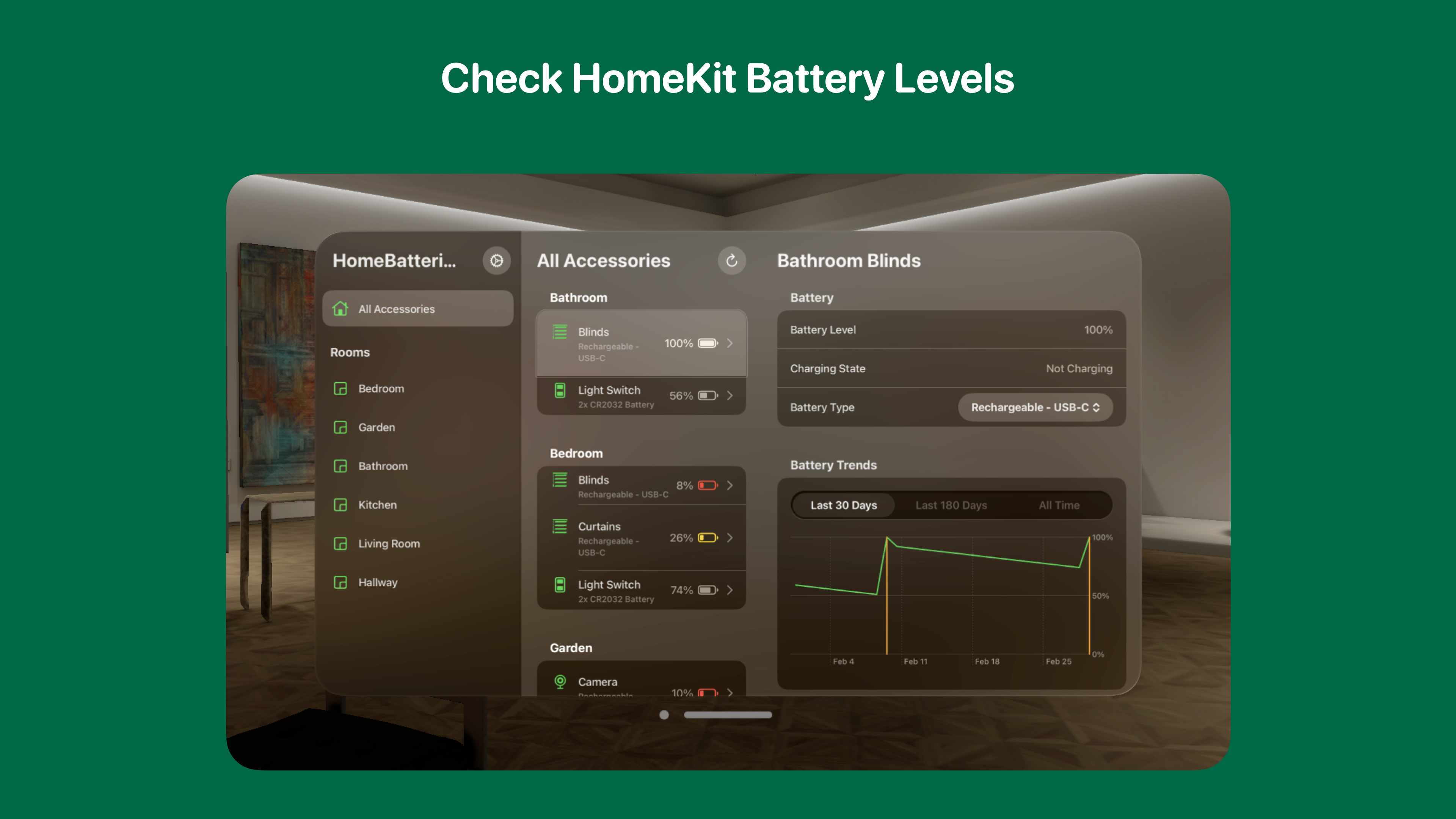 HomeBatteries Screenshot