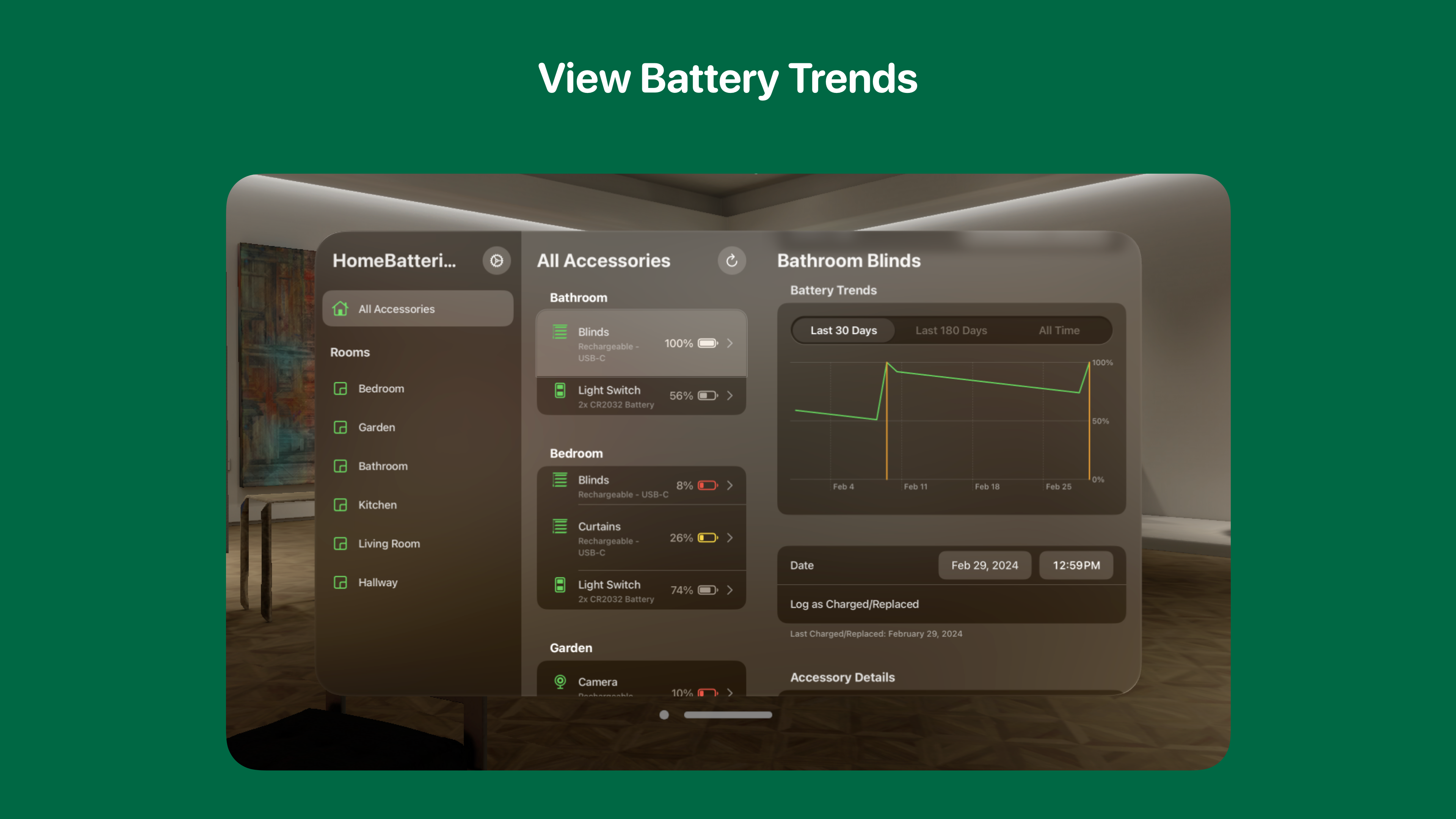 HomeBatteries Screenshot