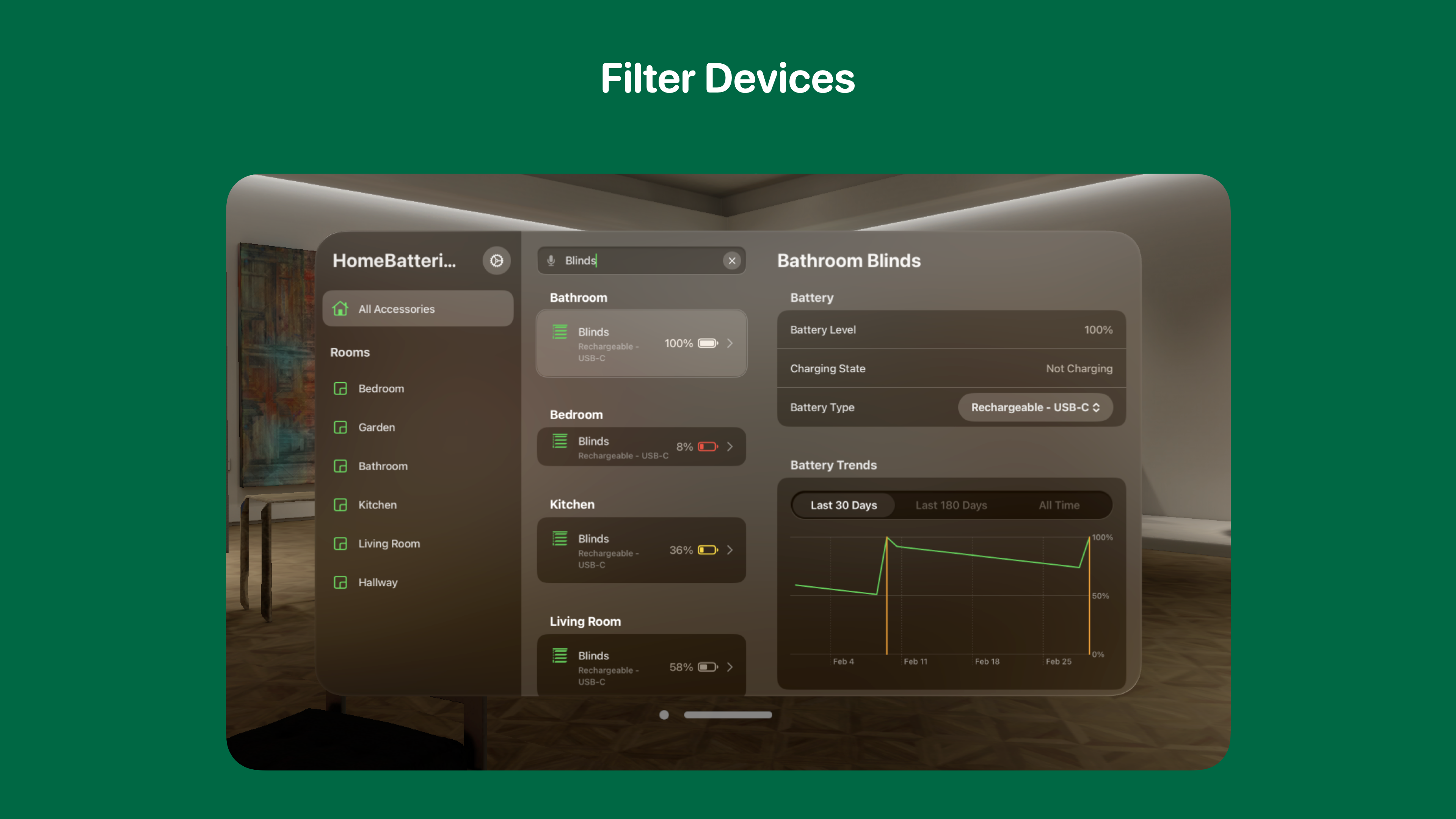 HomeBatteries Screenshot