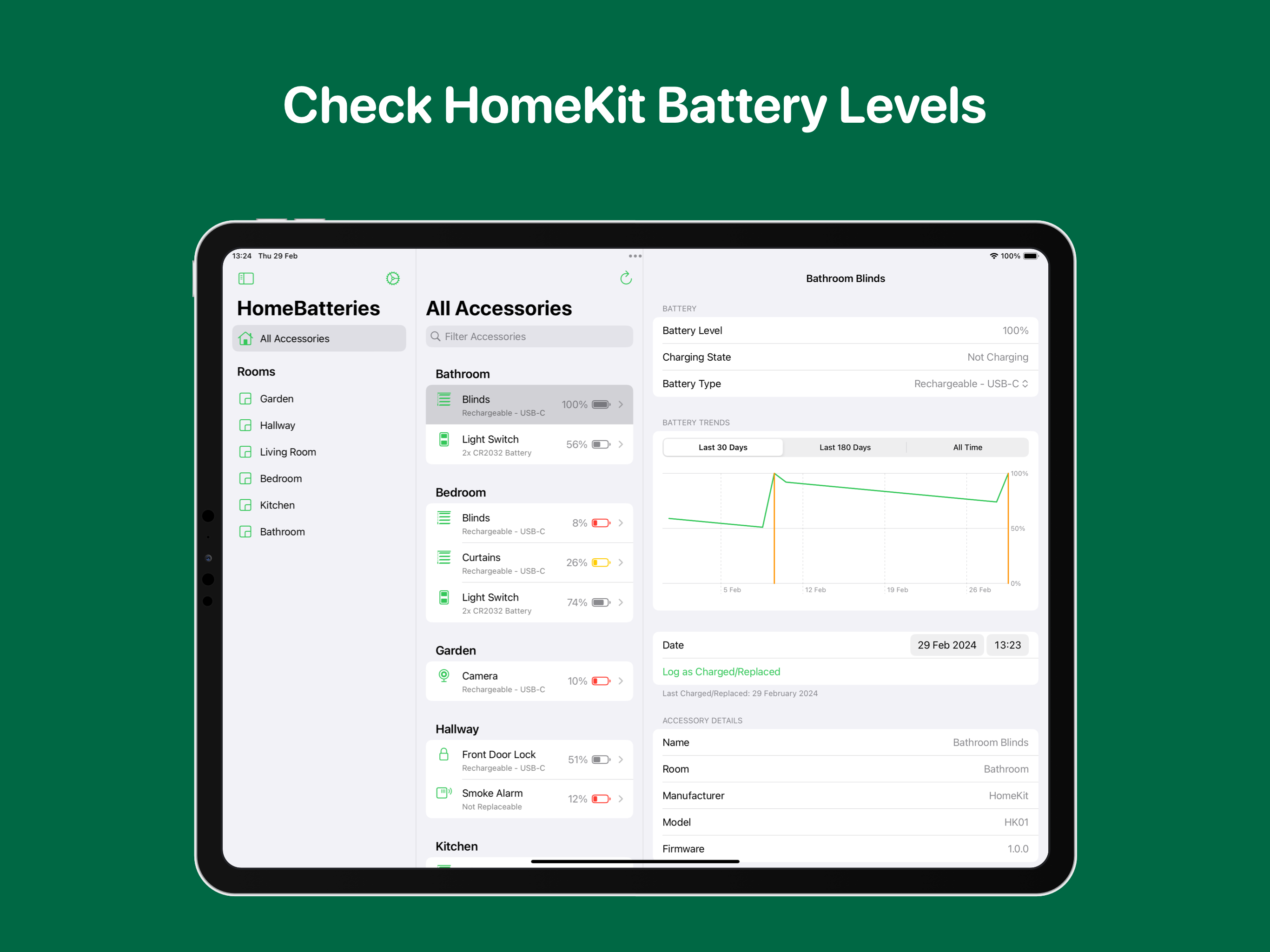 HomeBatteries Screenshot