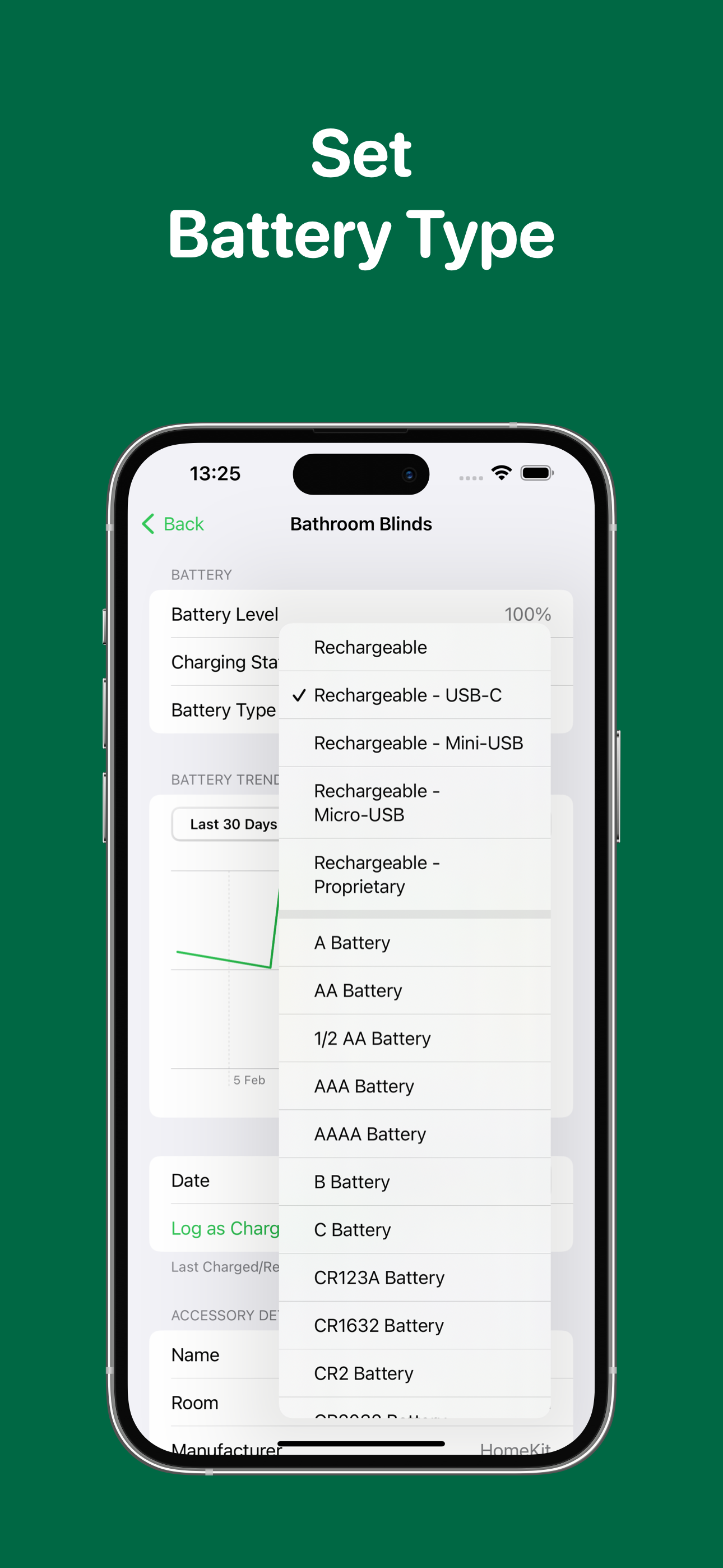 HomeBatteries Screenshot