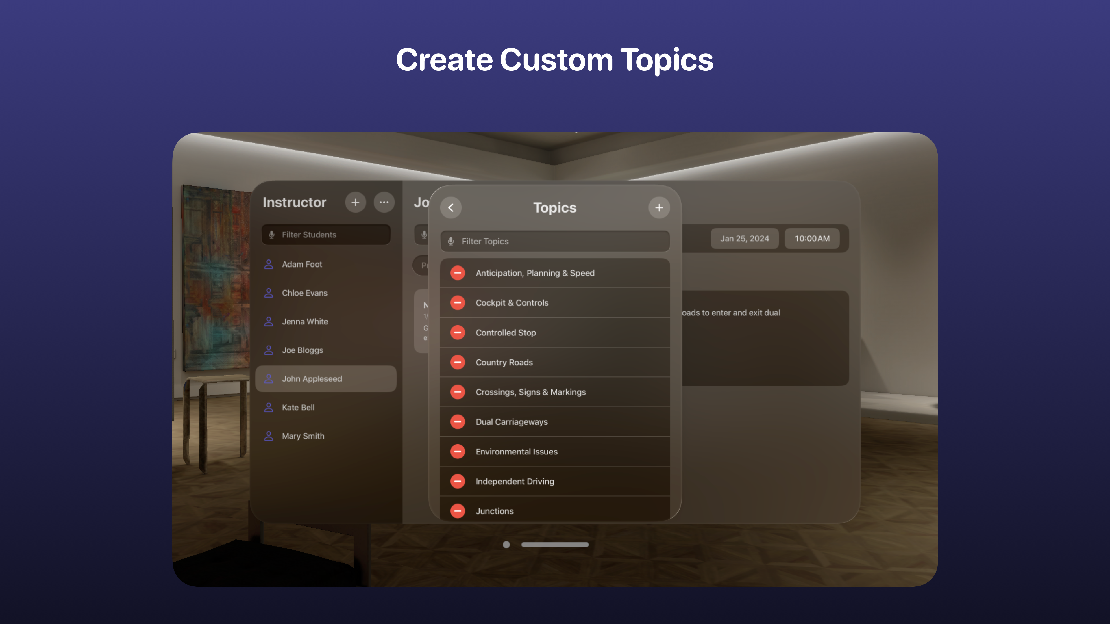 Instructor Screenshot