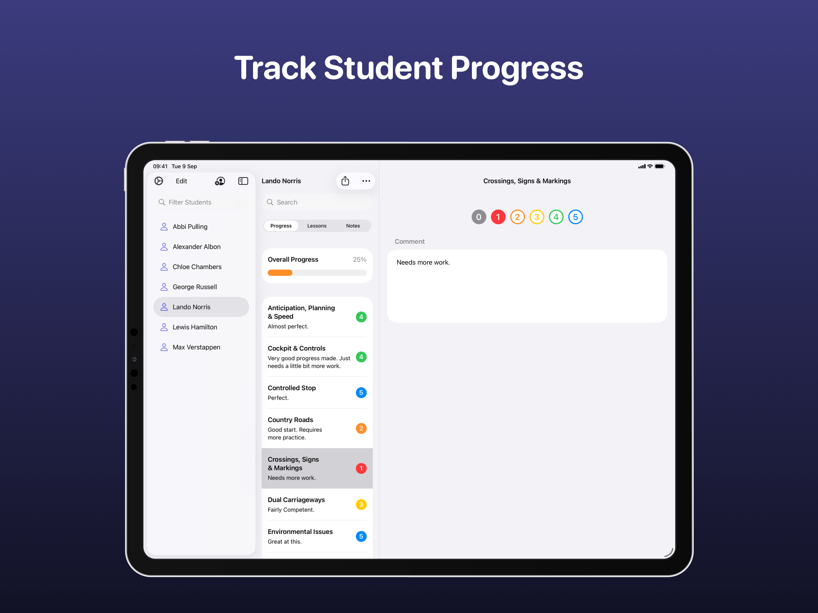 Instructor Screenshot