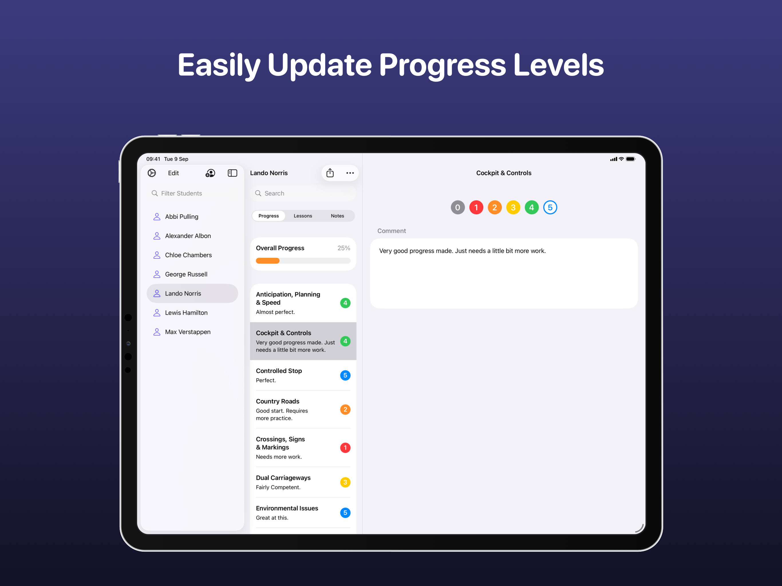 Instructor Screenshot