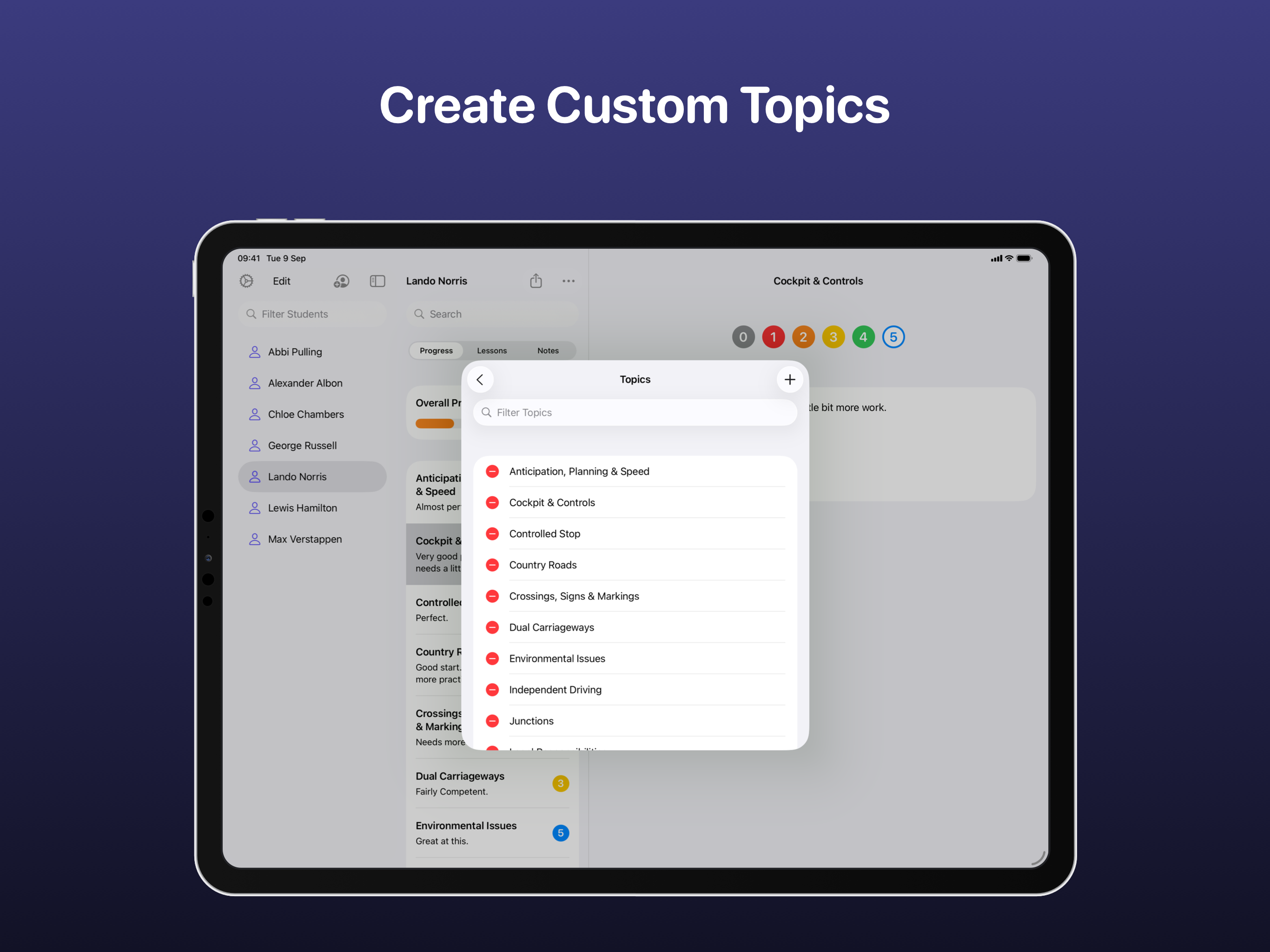 Instructor Screenshot