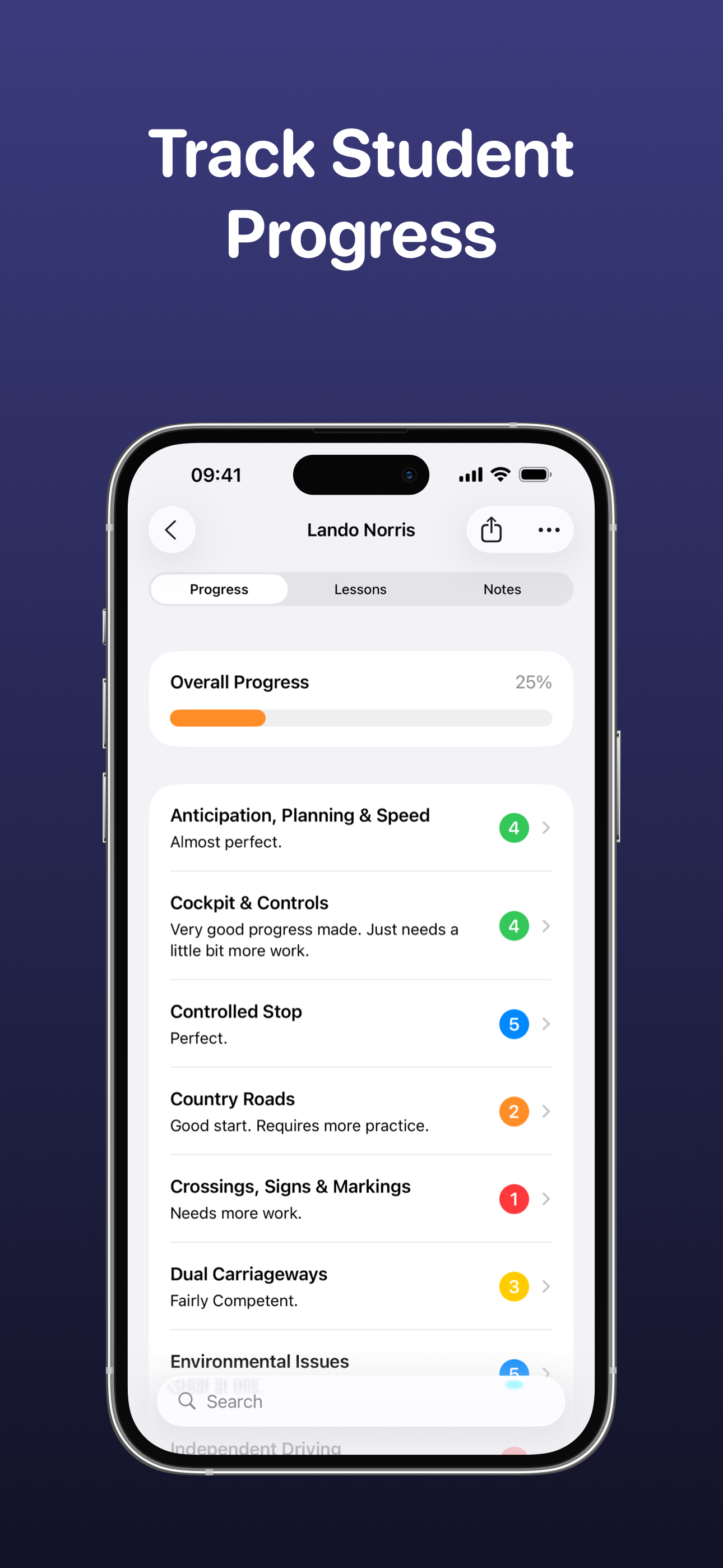 Instructor Screenshot