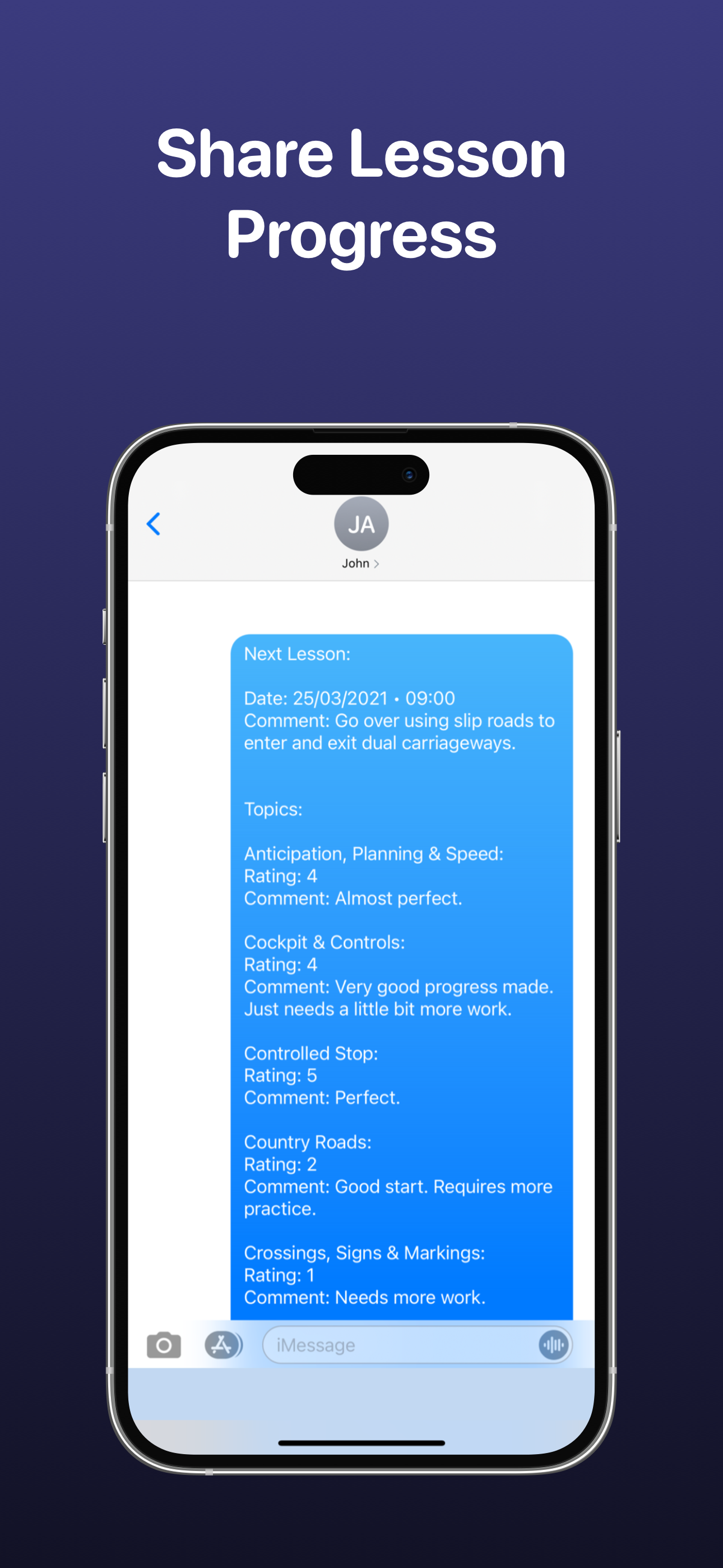 Instructor Screenshot