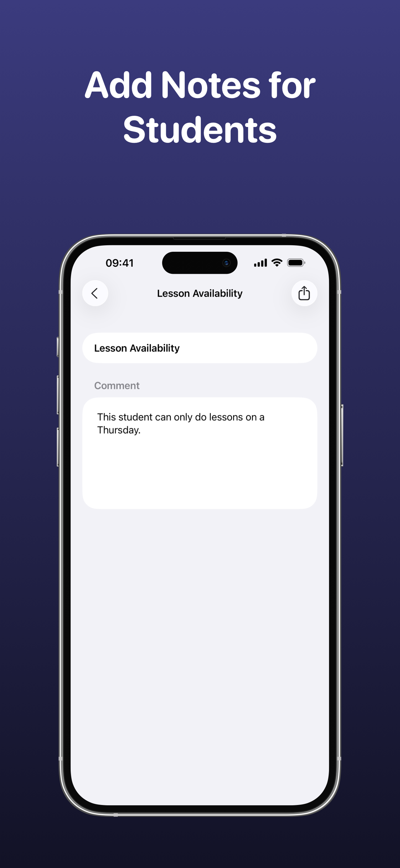 Instructor Screenshot
