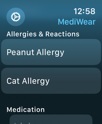 MediWear Screenshot