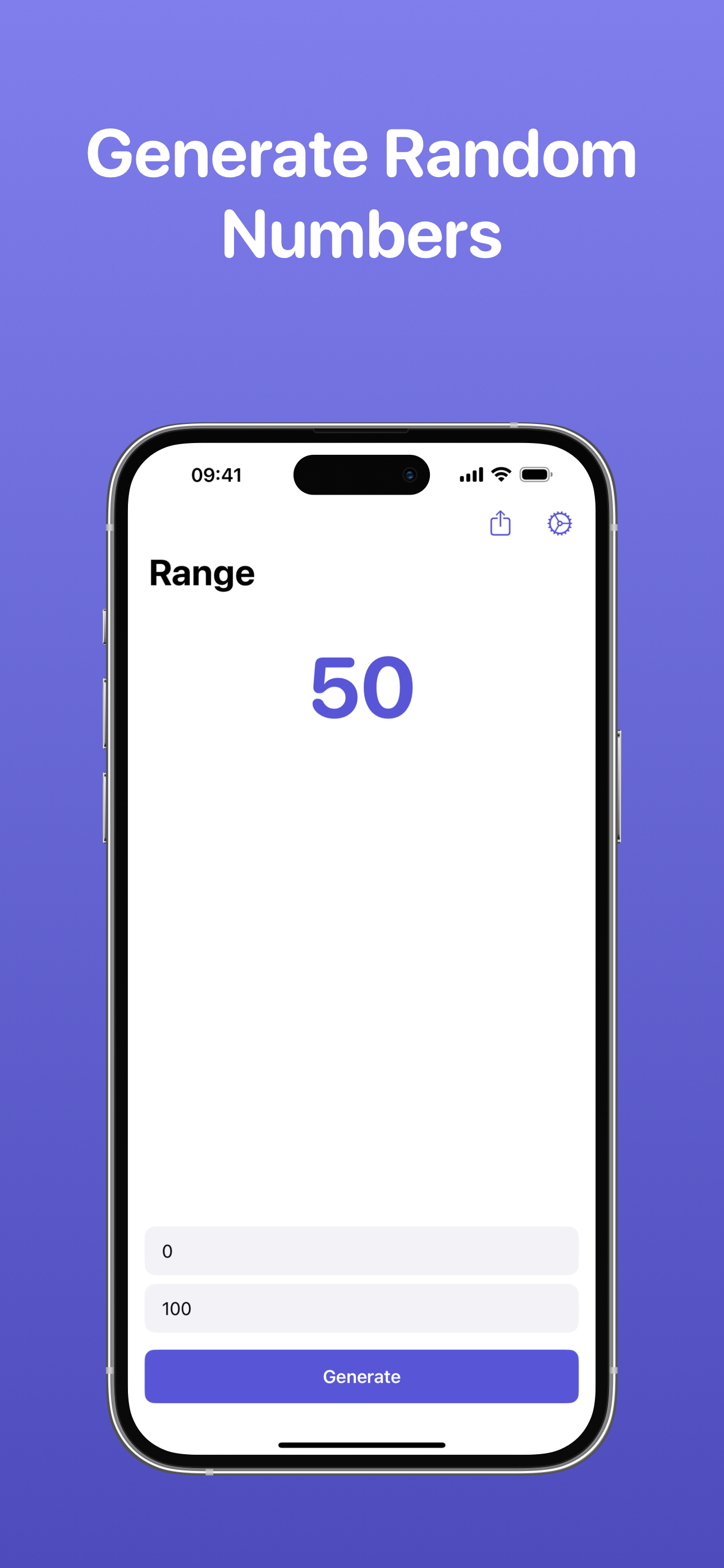 Range Screenshot