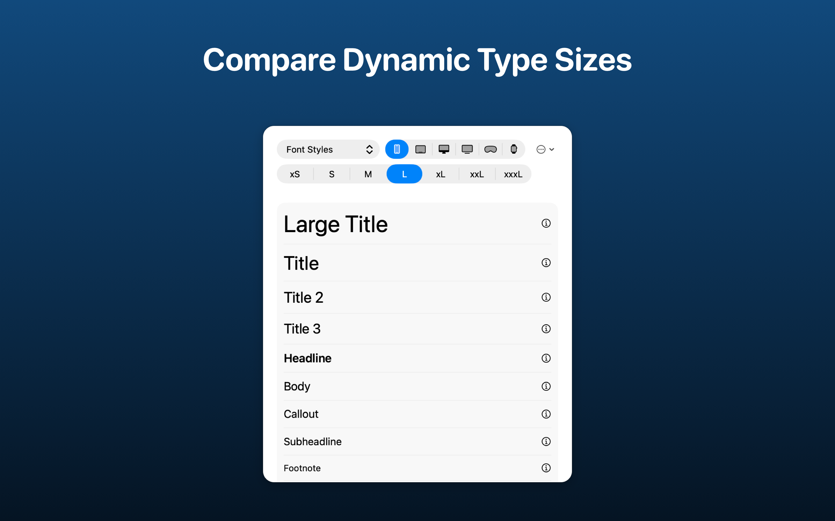StyleGuide Screenshot