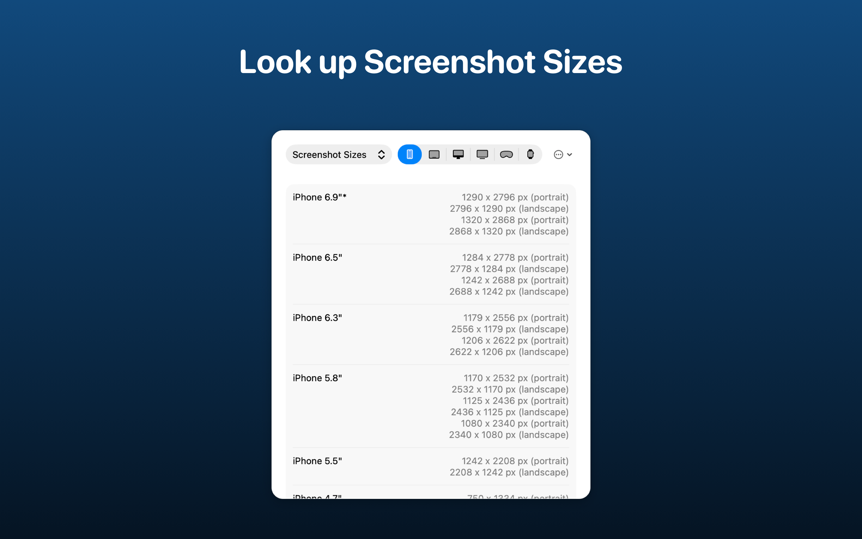 StyleGuide Screenshot