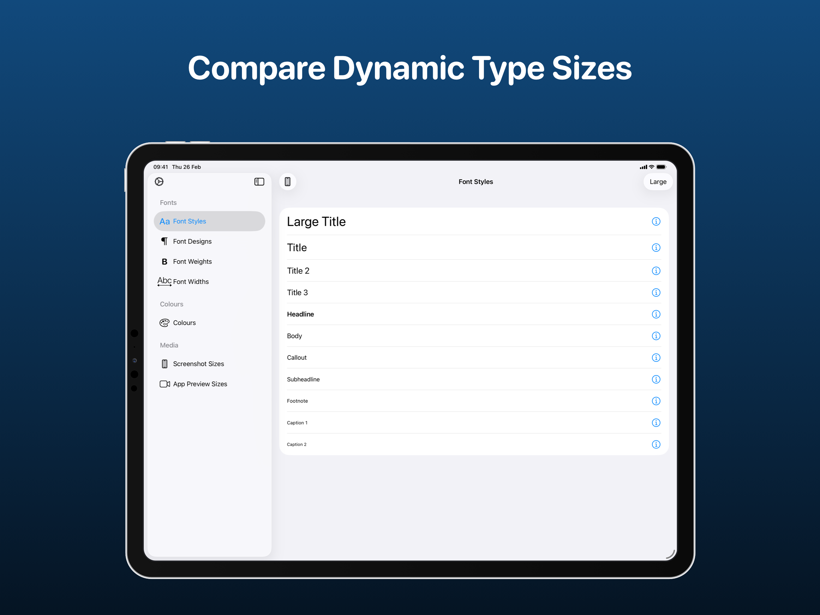 StyleGuide Screenshot