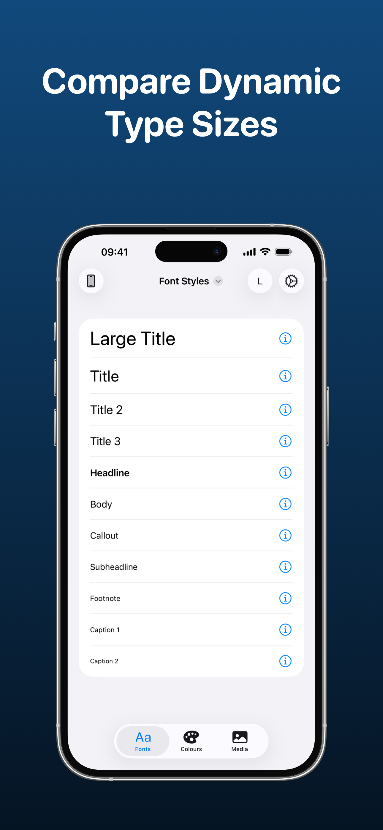 StyleGuide Screenshot